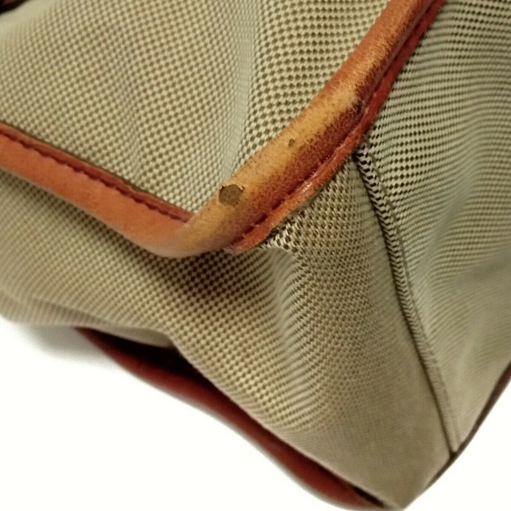 Authentic Chloe Harley Beige Brown Canvas Leather - Picture 5 of 9